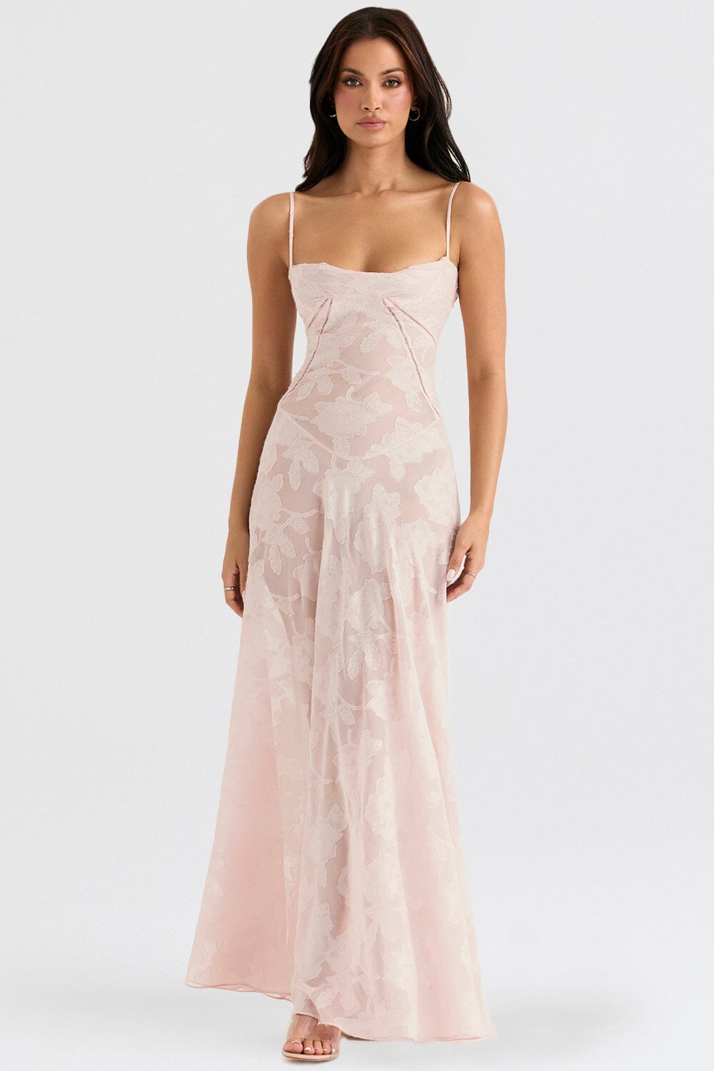 Ella-Max - Long Sleeve Maxi Dress for Women-1