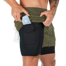 Variant image for FitPro - Men's Gym Shorts with Double Layer Design-5