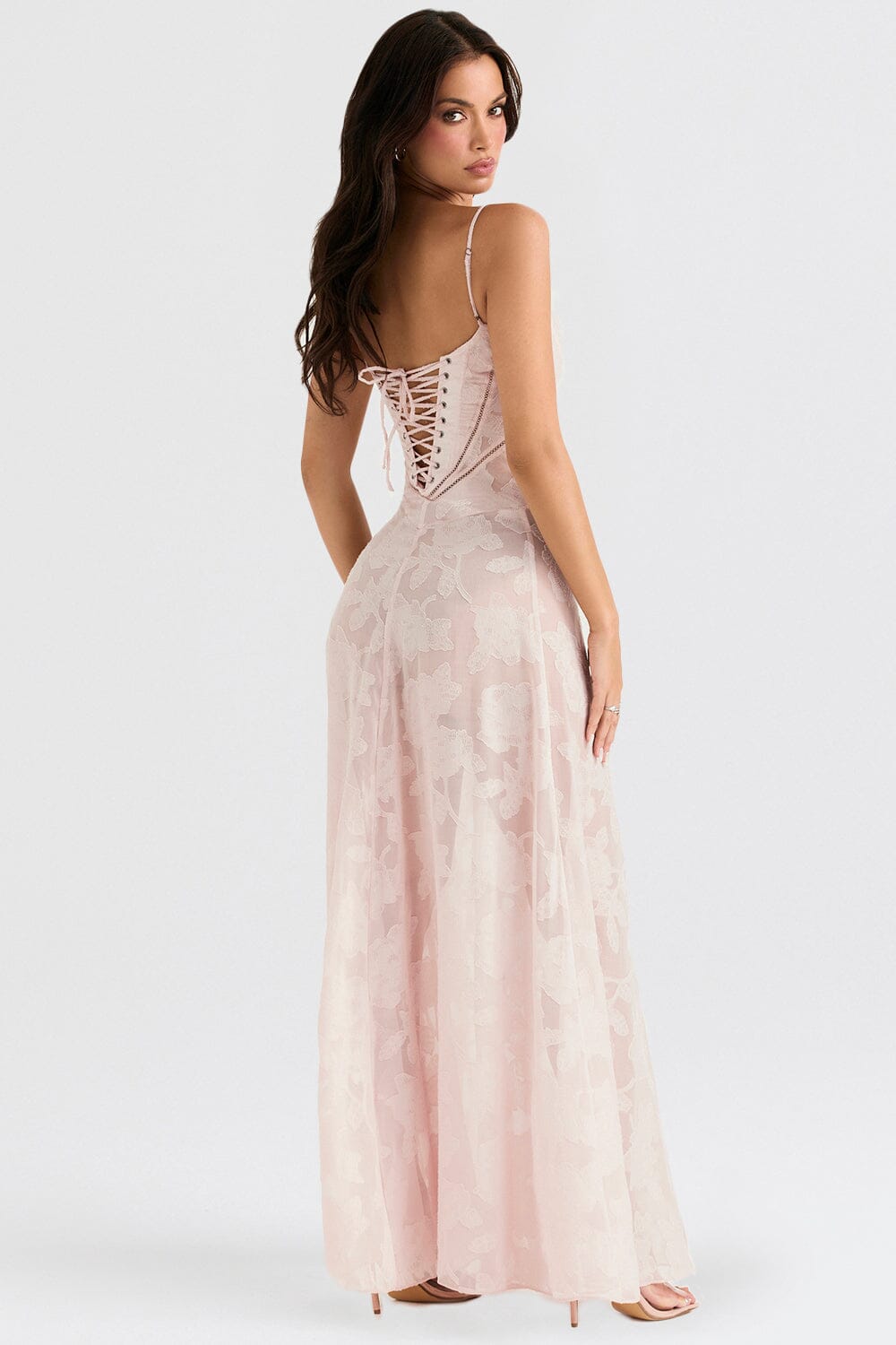 Ella-Max - Long Sleeve Maxi Dress for Women-3