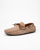 Men's Suede Driving Loafers - Premium Style & Comfort - Beige