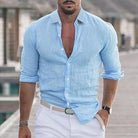 Bennett-Linen Men's Shirt - Lightweight Button-Up 2