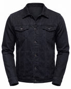 Men's Stylish Denim Jacket - Modern Urban Streetwear - Black