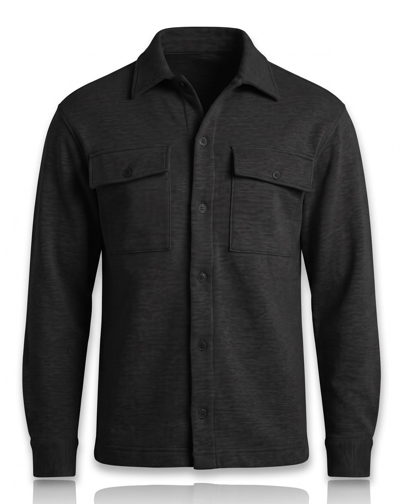 Men's Lightweight Casual Jacket for Everyday Wear - Black