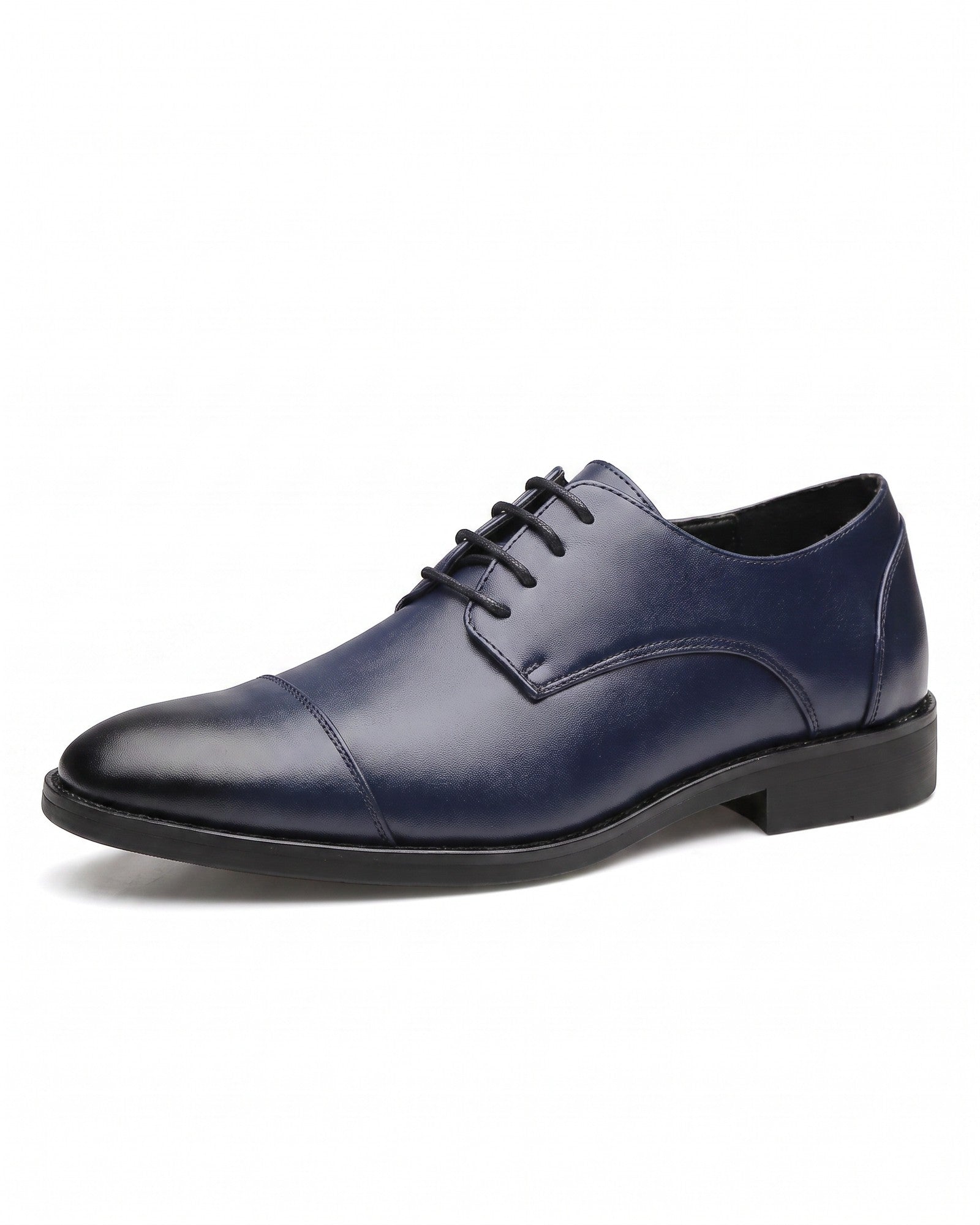 Men's Classic Derby Shoes - Formal Style & Comfort - Blue