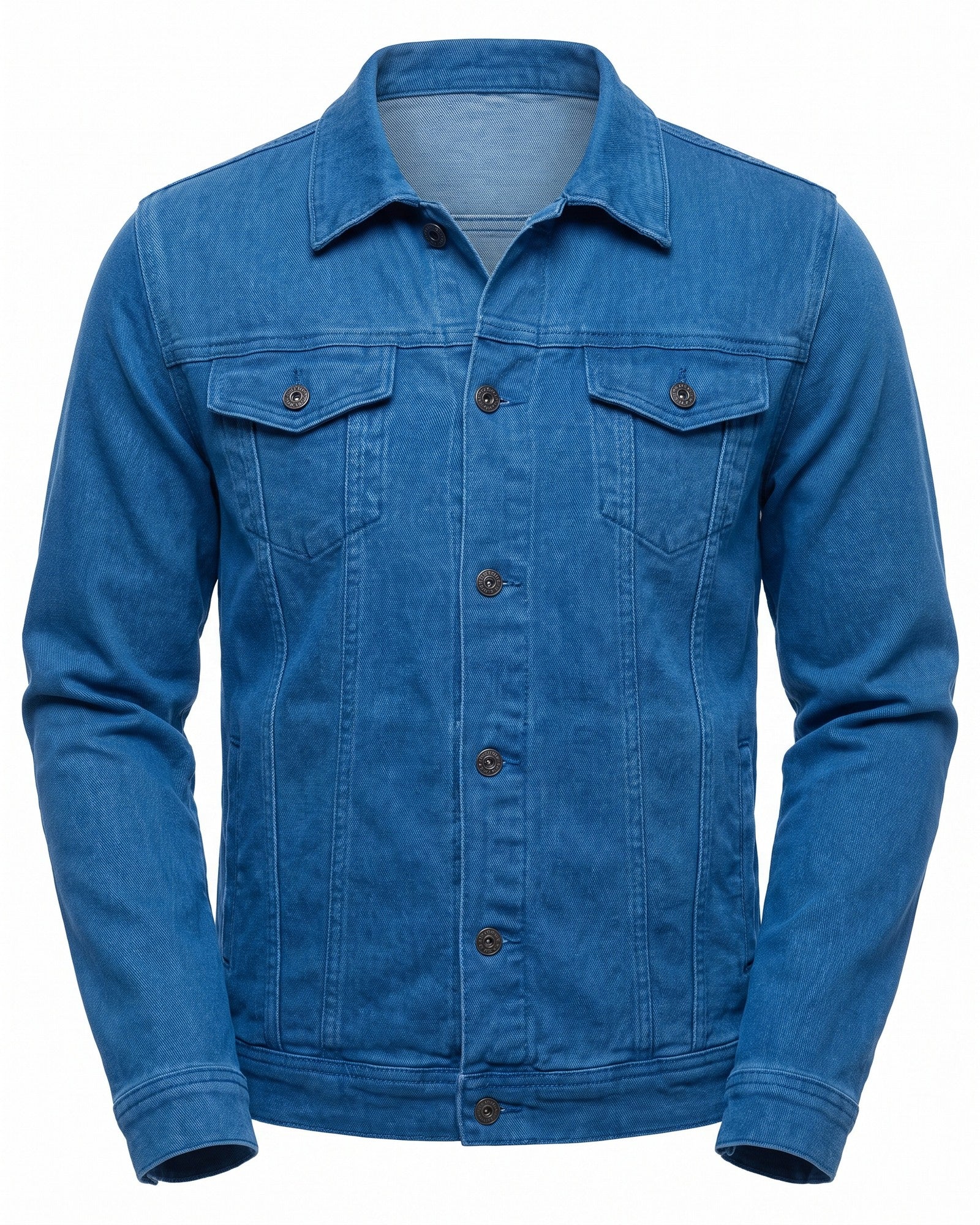 Men's Stylish Denim Jacket - Modern Urban Streetwear - Blue