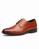 Men's Classic Derby Shoes - Formal Style & Comfort - Brown