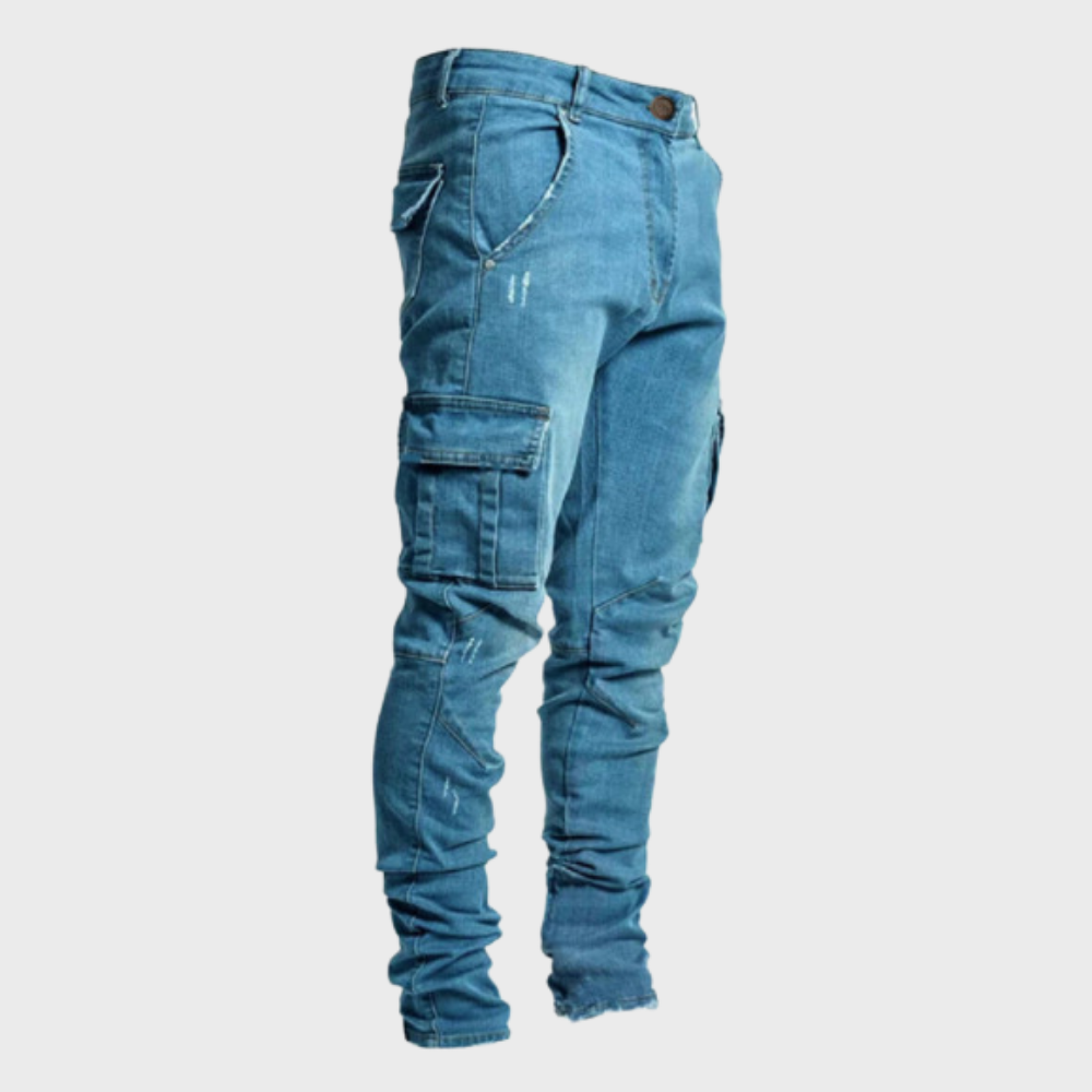 Variant image for UrbanGear - Black Men's Cargo Pants for Ultimate Comfort & Style-15