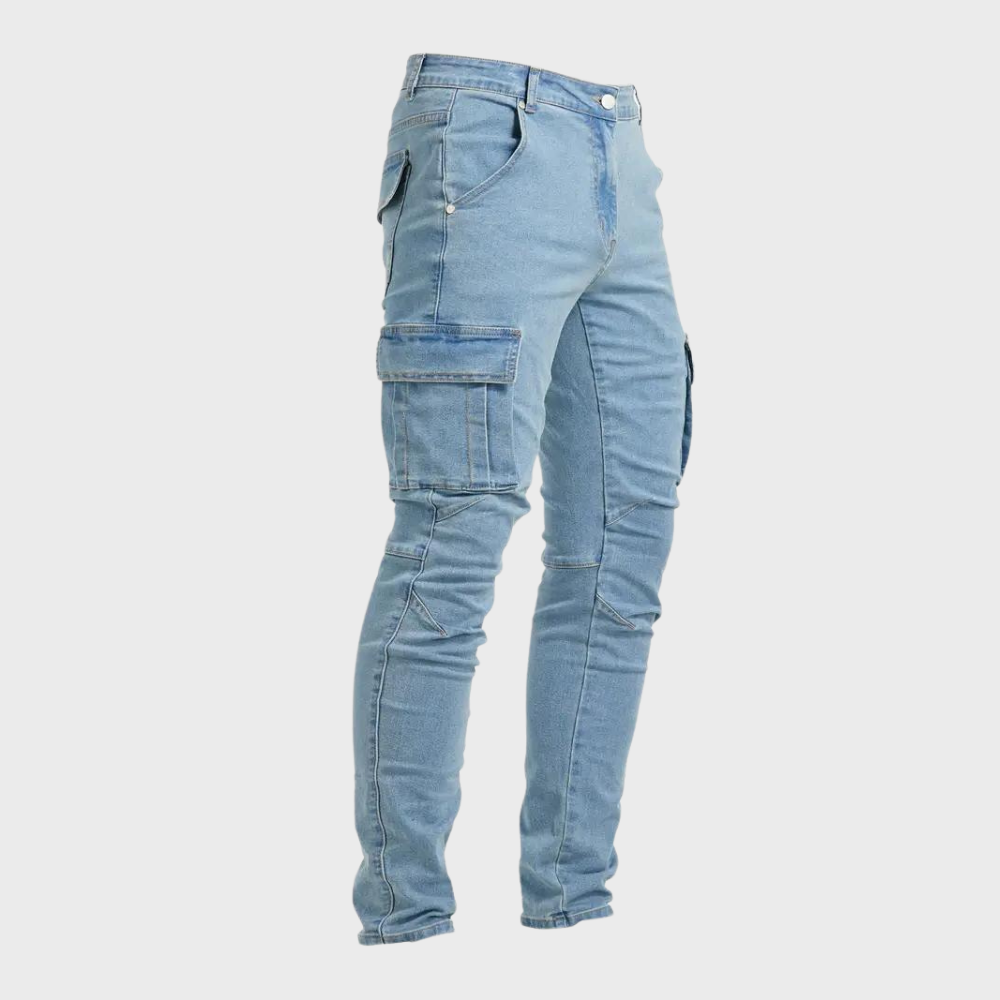 Variant image for UrbanGear - Black Men's Cargo Pants for Ultimate Comfort & Style-5