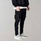 UrbanGear - Black Men's Cargo Pants for Ultimate Comfort & Style-2