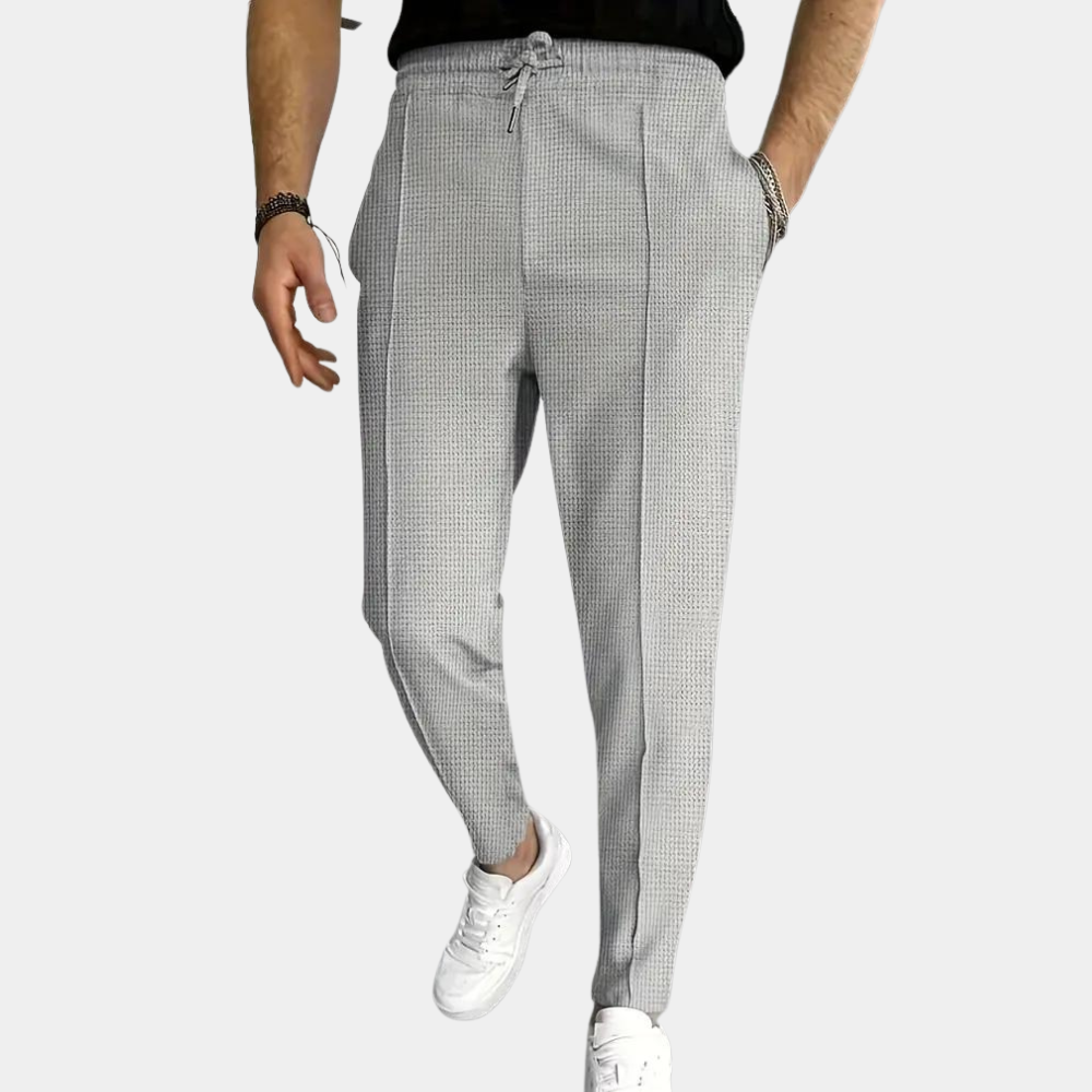 Stylish Men's Jogger Pants with Drawstring - Ultimate Comfort & Fit-4