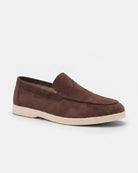 Men's Luxury Suede Loafers - Chocolate