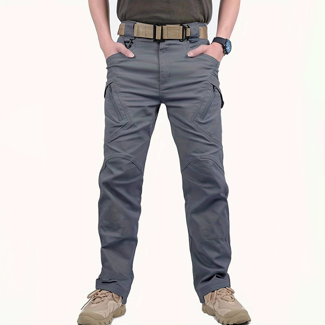 EcoGear Men's Cargo Trousers - Durable Outdoor Pants with Pockets-2