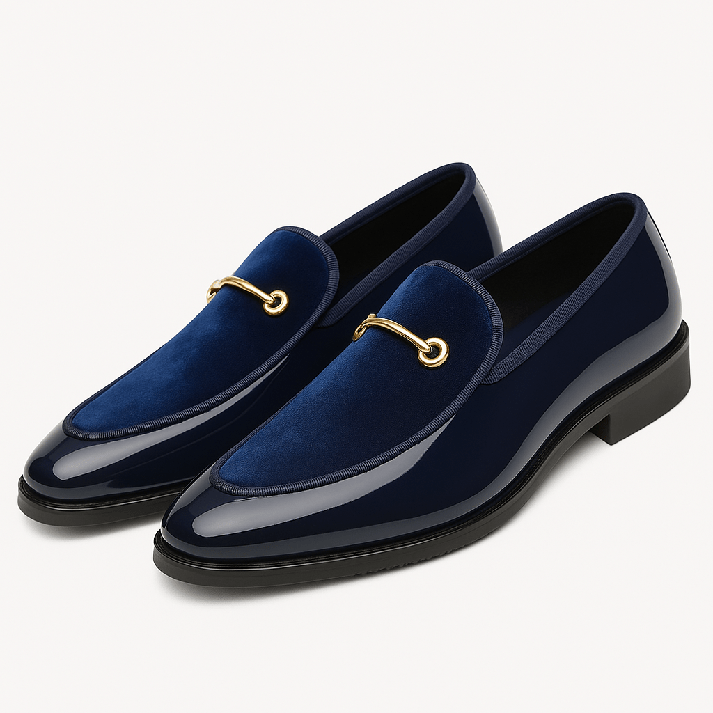 Giviny-Mens Black Penny Loafers - Italian Leather 3