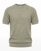 Men's Textured Knit T-Shirt - Green
