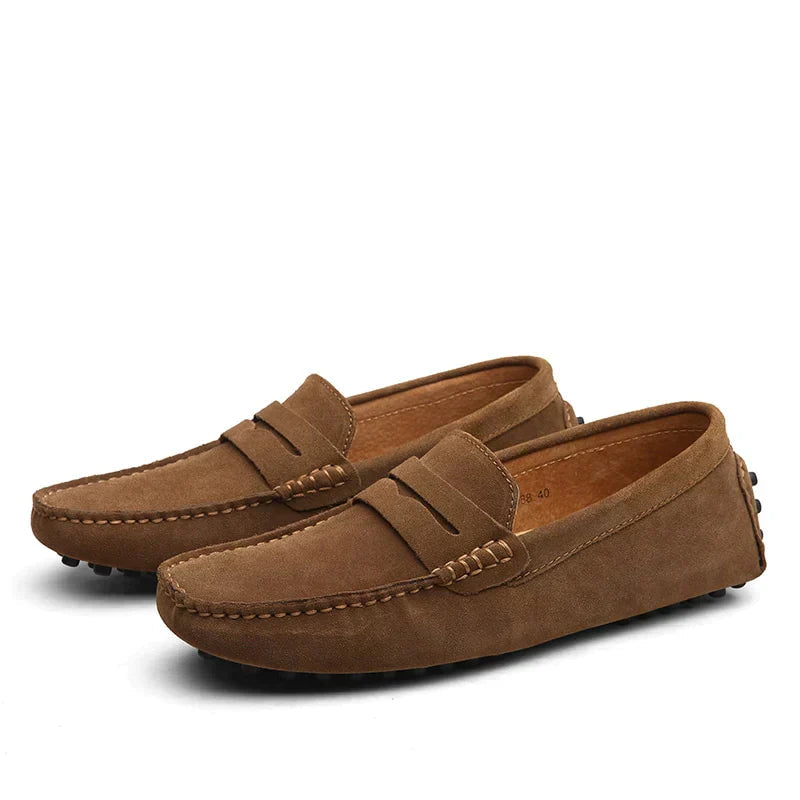 Hugo - Men's Brown Loafers, Penny Loafers Men 0