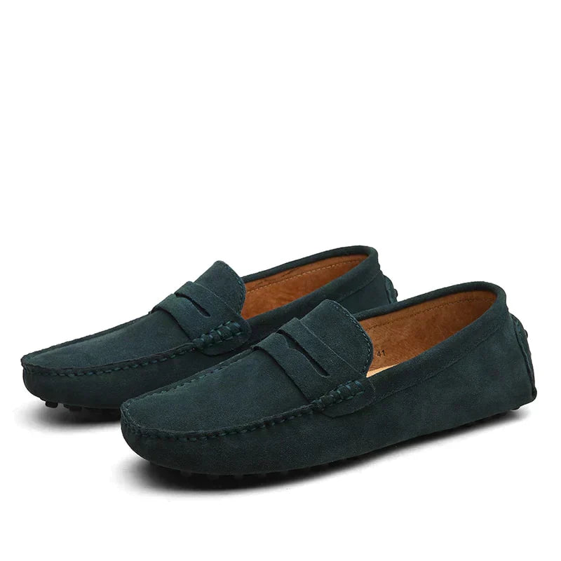 Hugo - Men's Brown Loafers, Penny Loafers Men 10