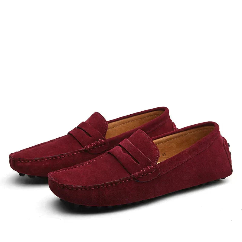 Hugo - Men's Brown Loafers, Penny Loafers Men 14