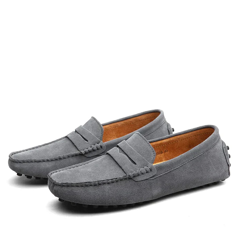 Hugo - Men's Brown Loafers, Penny Loafers Men 9