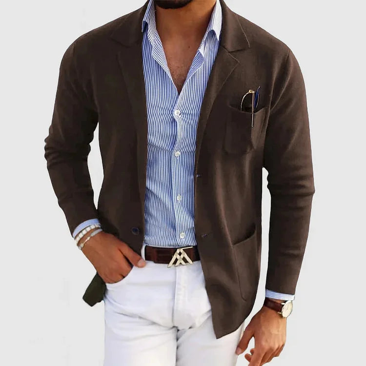 Knit- Men's Casual Blazer Jacket - Stylish & Comfortable 6