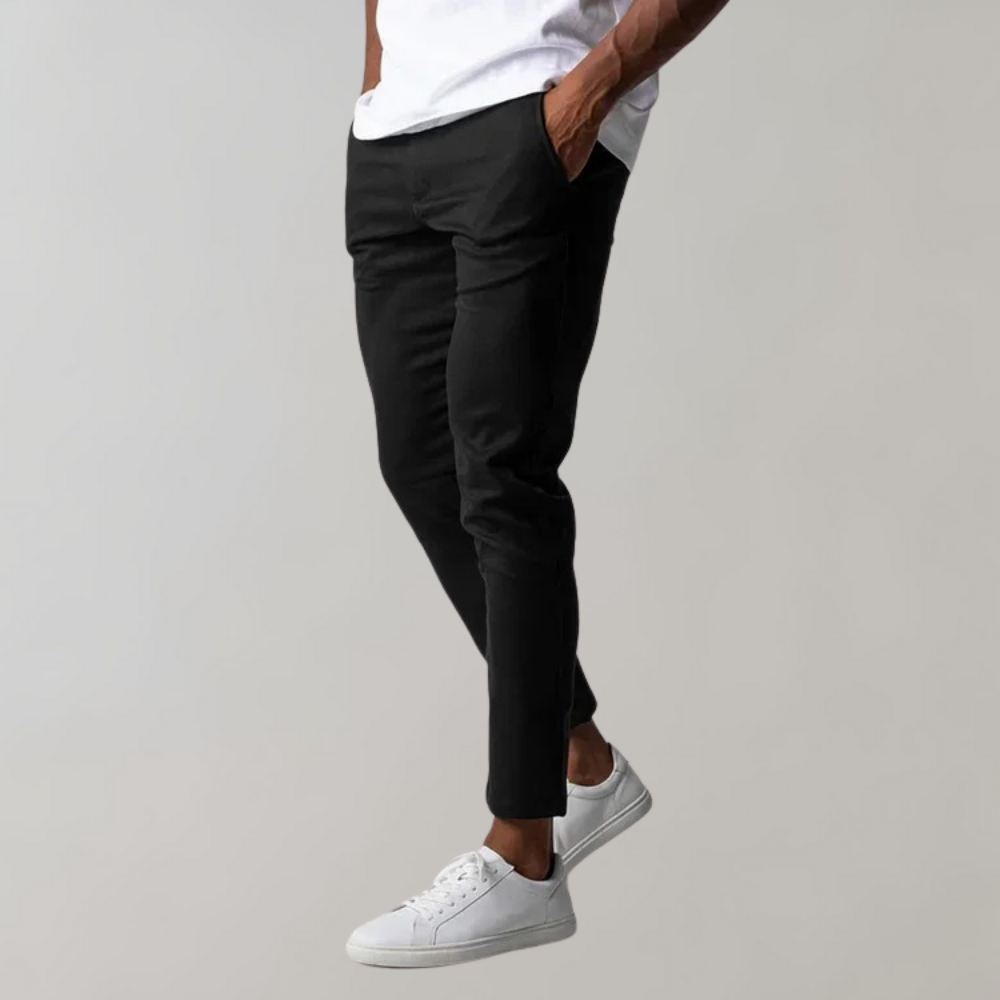 Variant image for Stylish Men's Khaki Chino Pants - Comfortable Fit for All Occasions-6