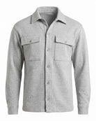 Men's Lightweight Casual Jacket for Everyday Wear - Light Grey