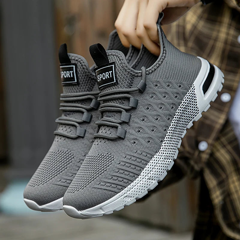 Lightweight Breathable Running Shoes for Men – Comfortable Non-Slip Sneakers with Air Mesh Upper and Shock-Absorbing Sole 4