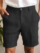 Lino - Men's Linen Casual Summer Shorts, Lightweight 1