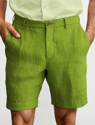 Lino - Men's Linen Casual Summer Shorts, Lightweight 3