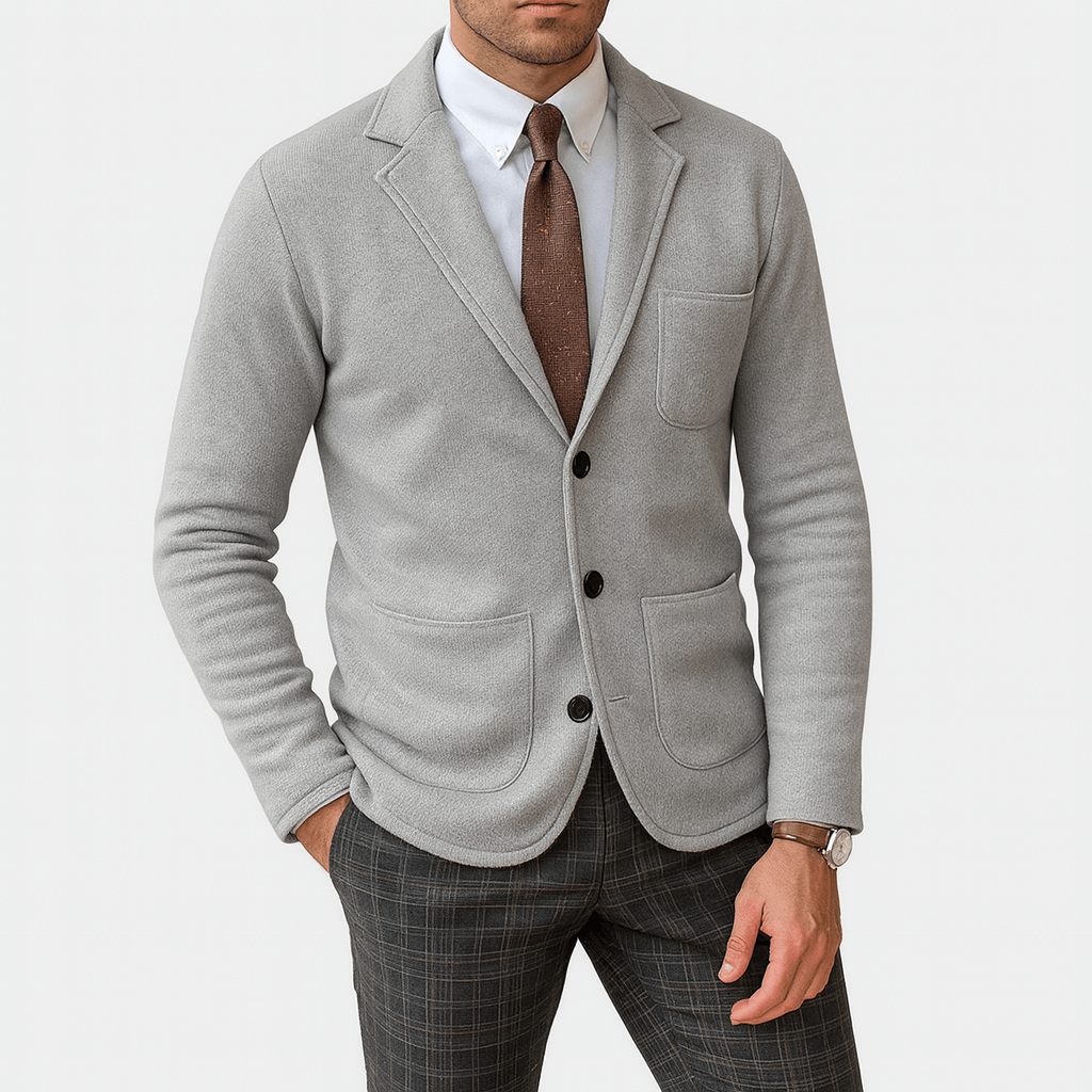 Luxe-Cardigan Men's Slim Fit Layering Essential 1