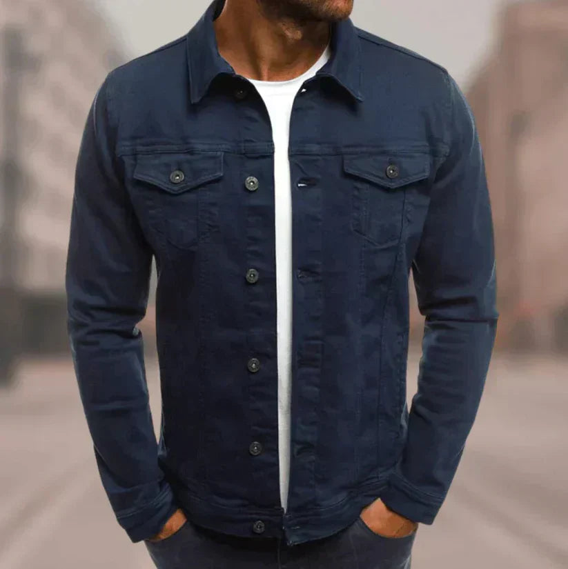 Jaxon Stylish Denim Jacket - Modern Urban Streetwear Essential
