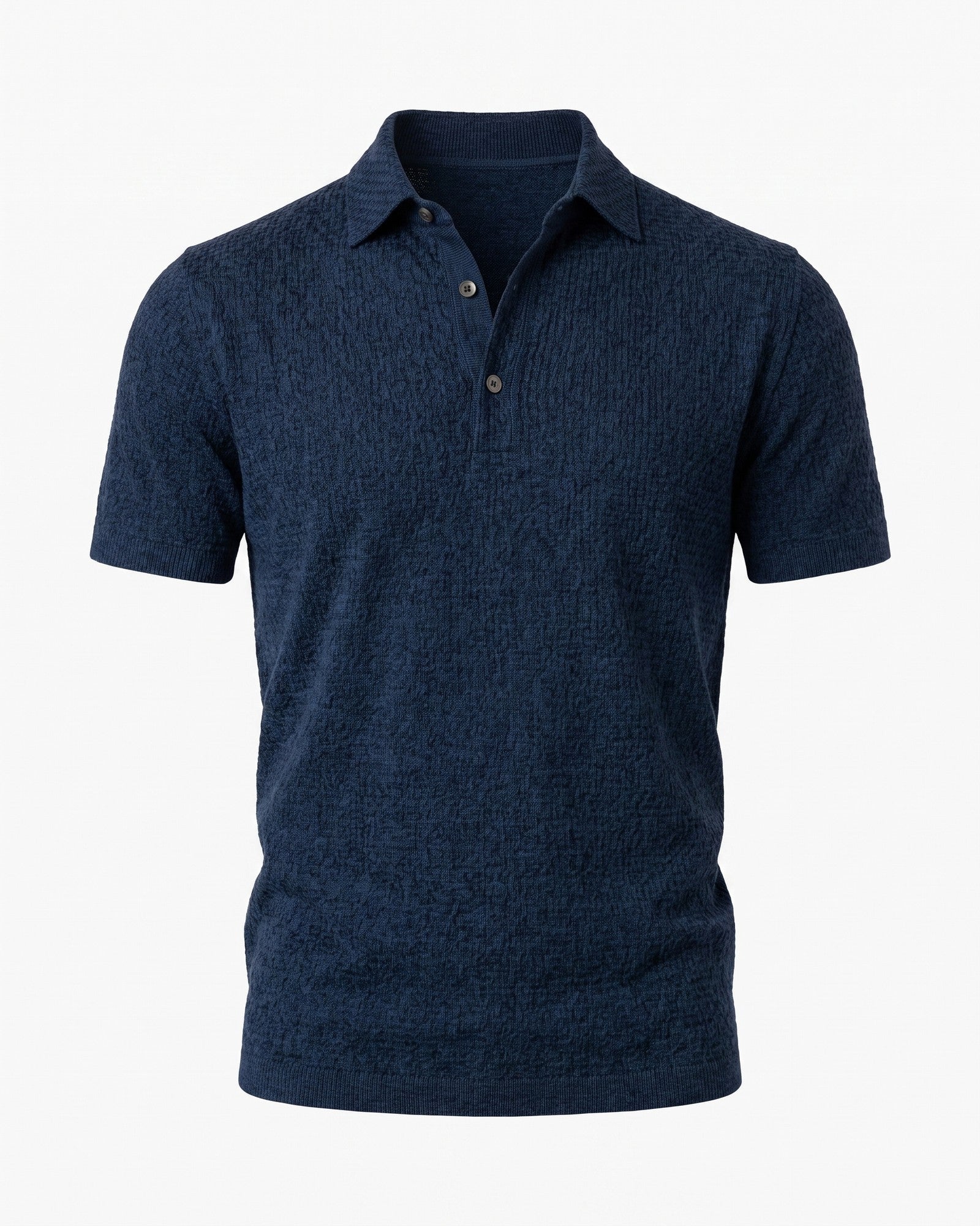 Men's Breathable Polo Shirt - Navy