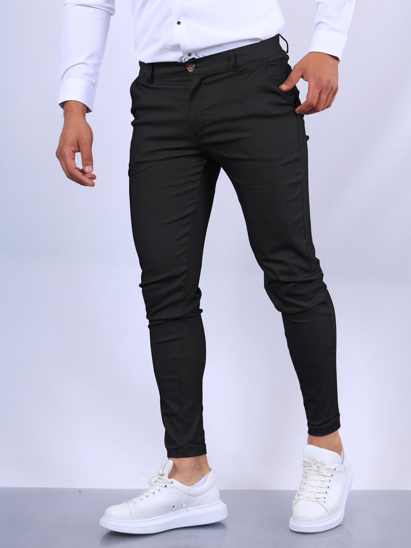 ChicFlex - Women's Stretch Slim Fit Pants for Effortless Elegance-1