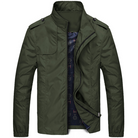Variant image for Modern Men's Summer Jacket with Zippered Collar - Lightweight Style-18