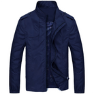 Variant image for Modern Men's Summer Jacket with Zippered Collar - Lightweight Style-7