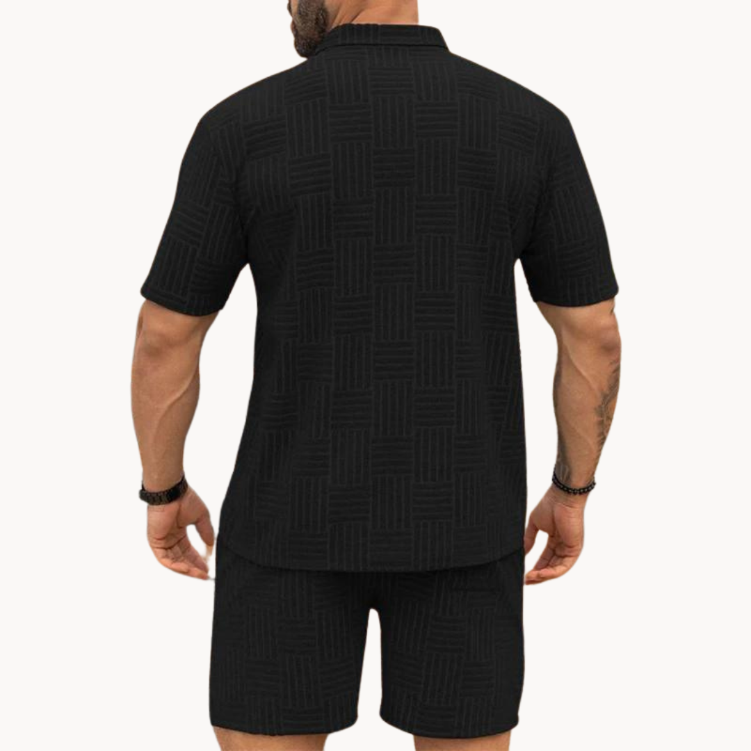 Resort-Style - Men's Shirt & Shorts Set for Summer 6