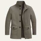 Rome-Mens Wool Overcoat - Classic Tailored Style 2