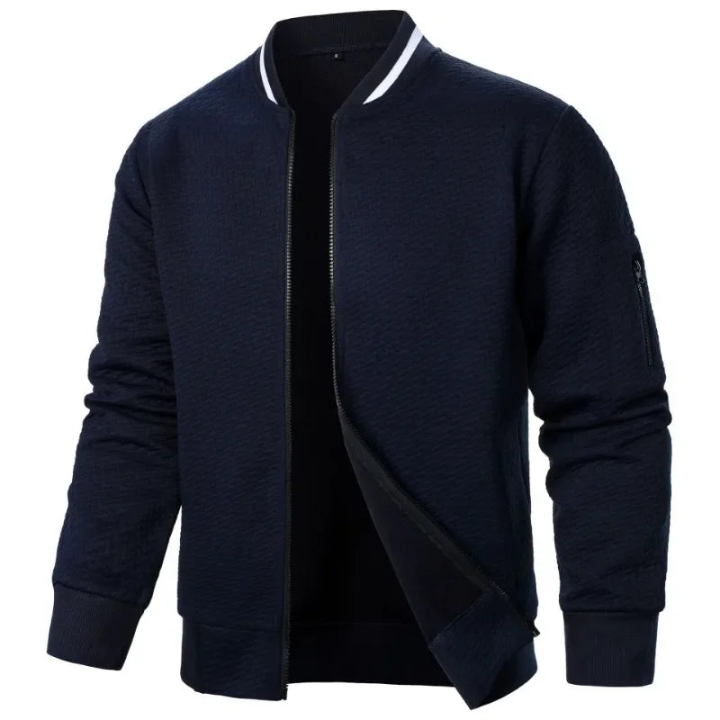 Variant image for Urban Edge - Lightweight Men's Varsity Jacket for Casual Style-7