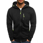UrbanTrend™ - Men's Slim Fit Zipper Hoodie for Casual Style-5