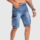 Denim-Craft Men's Cargo Shorts - Casual Utility Wear-2