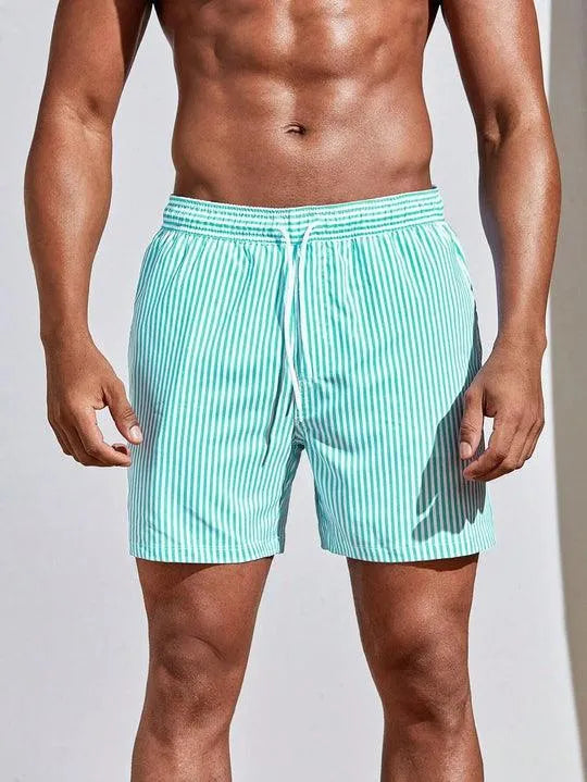 Variant image for Couture-Moda - Men's Swim Shorts Quick-Dry Striped-29