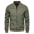 Urban Trend Men's Casual Bomber Jacket - Slim Fit Autumn Style-1