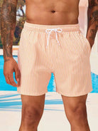 Variant image for Couture-Moda - Men's Swim Shorts Quick-Dry Striped-1