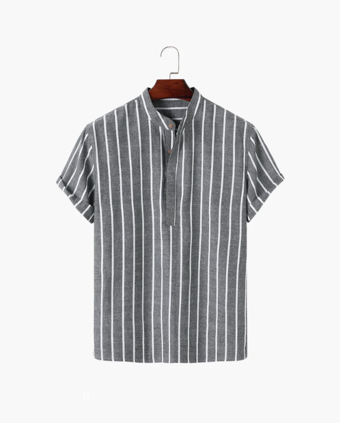 Men's Classic Summer Shirt Breathable Linen Look
