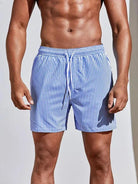 Variant image for Couture-Moda - Men's Swim Shorts Quick-Dry Striped-36