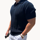 Style-Open Men's Breathable Polo Shirt - Slim Fit 1