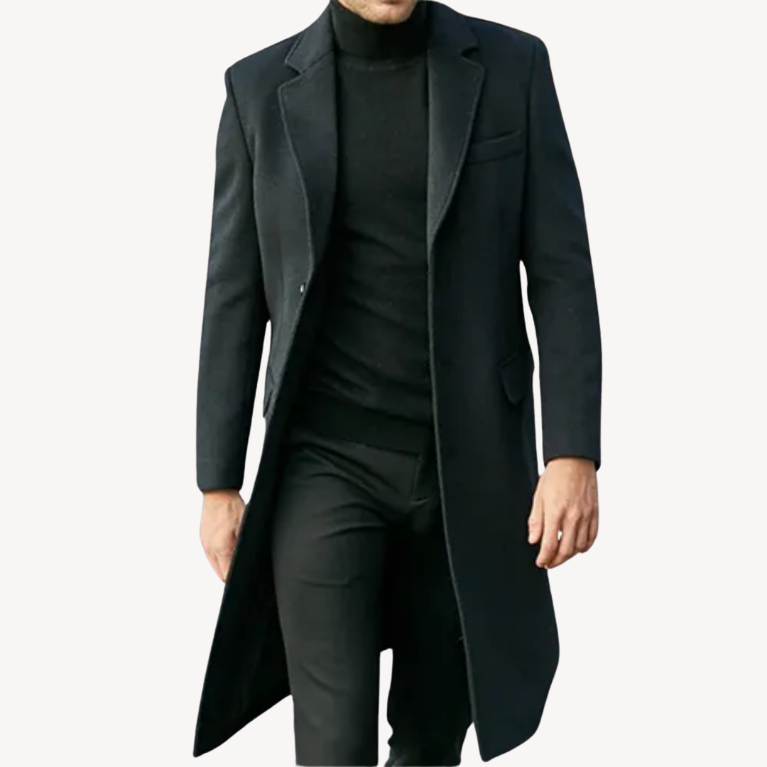 Woolen - Men's Wool Long Coat for Winter Style 0